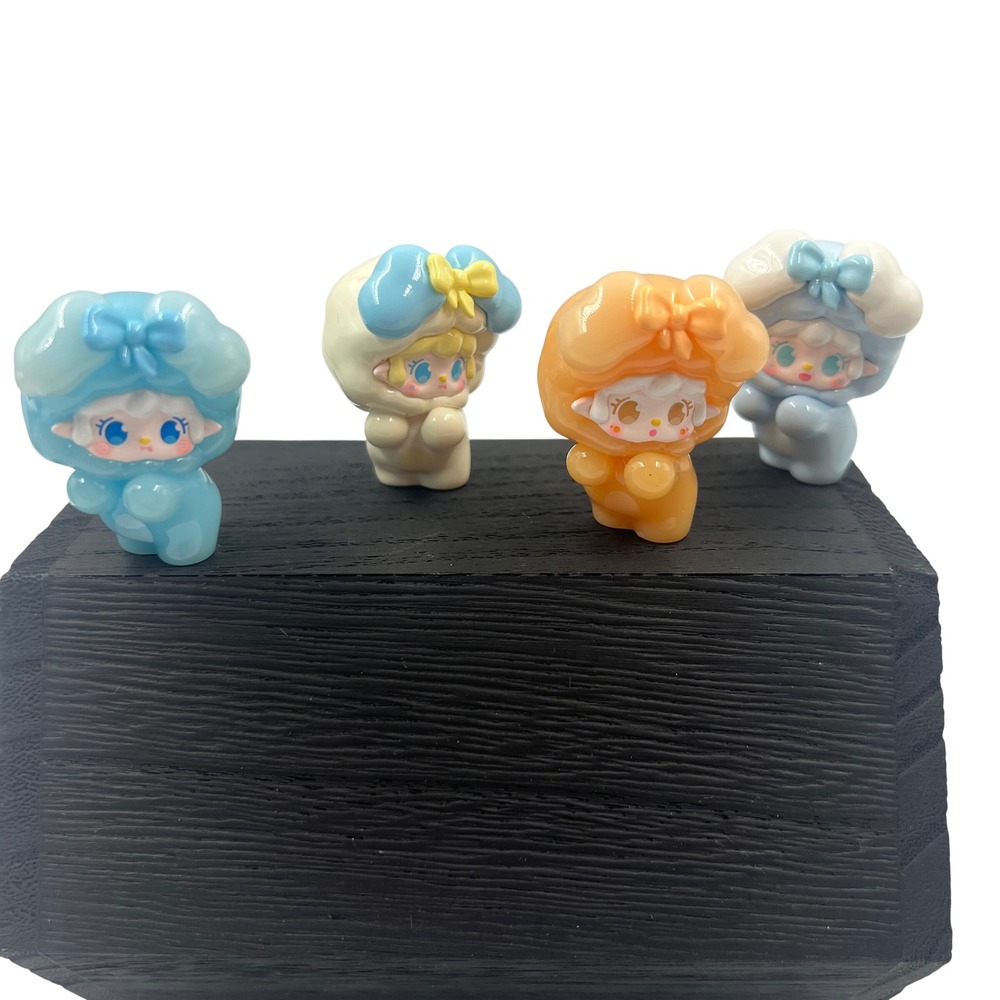 Yookie Candy Boom Series Pastel Candy Character Mini Figure Lot Set of 4